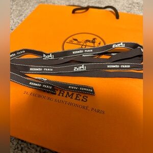 Hermes gift ribbon